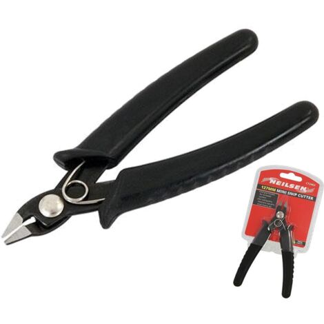 Neilsen 127mm Precision Flush Mini Wire Side Cutter Pliers Cable Snips