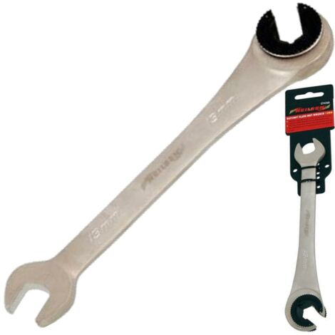 Neilsen 13mm Flare Nut Wrench Ratchet & Standard Open Ended Brake Pipe Spanner