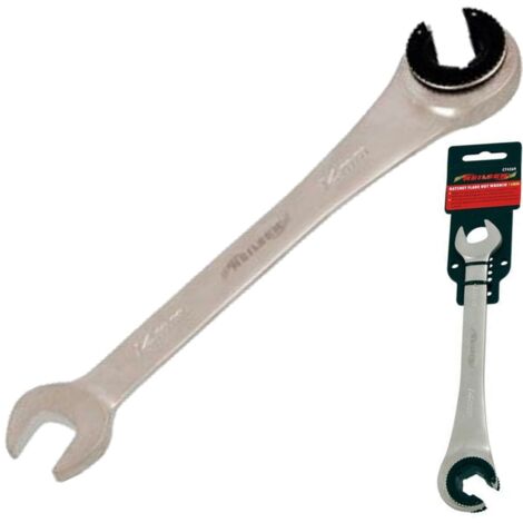 Neilsen 14mm Flare Nut Wrench Ratchet & Standard Open Ended Brake Pipe Spanner