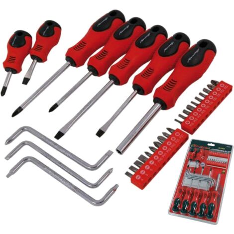 Neilsen 30 Piece Screwdriver & Phillips Slotted Pozi Hex Torx Bit Set