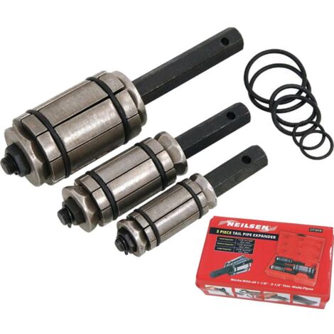 Neilsen 3pc Exhaust Muffler Tail Pipe Expander Pipe Stretcher Tool Set