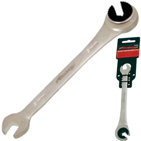 Neilsen 9mm Flare Nut Wrench Ratchet & Standard Open Ended Brake Pipe Spanner