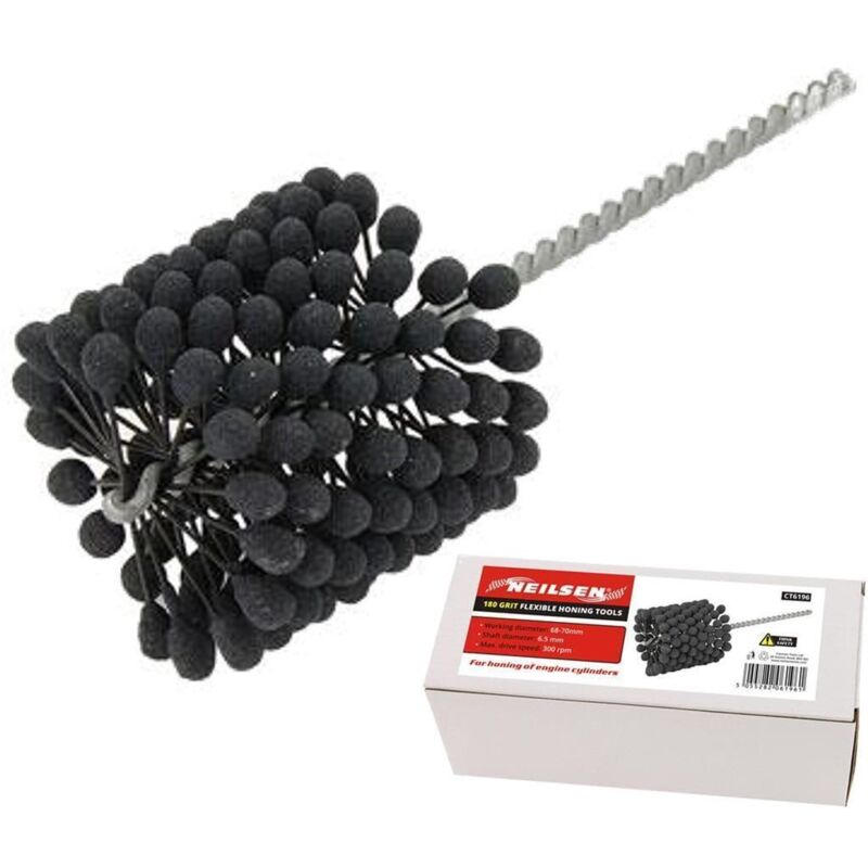 Neilsen Silicon Carbide Flexible Honing 180 Grit Engine Cylinders Tool 68mm-70mm