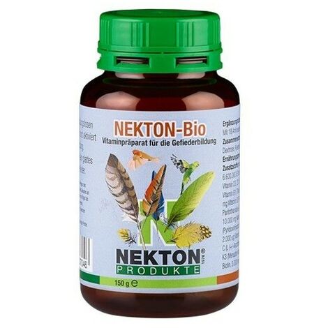 NEKTON BIOTIN estimula el crecimiento de las plumas 330 gr.