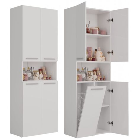 Nel 1K/DK WHITE Badezimmersäule