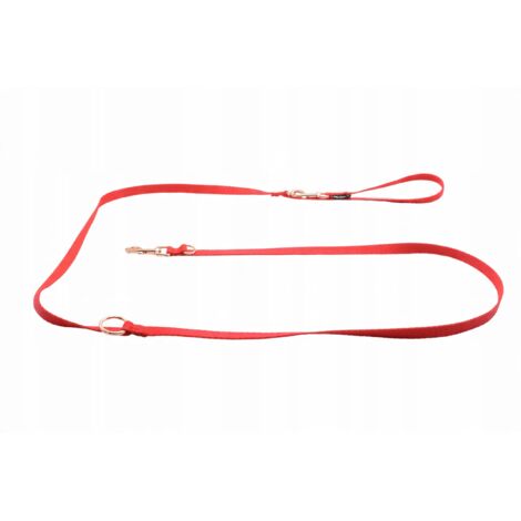 NELSON-X BASIC GOLD GUINZAGLIO REGOLABILE PER CANI 5 M MEDIO CON MOSCHETTONE E ATTACCHI ORO