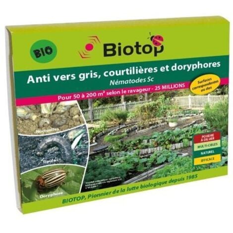 Nématodes utiles SC anti vers gris et doryphores (25M)