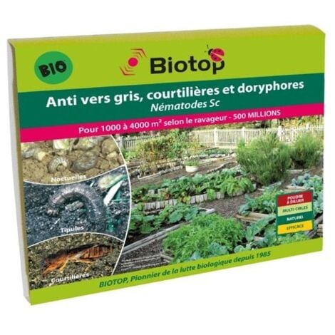 Nématodes utiles SC anti vers gris et doryphores (500M)