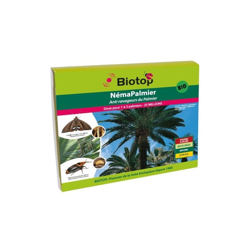 Biotop - Nématodes utiles spécial palmier (25M)