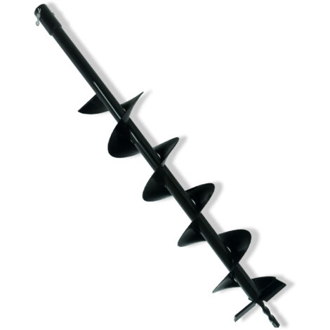 NEMAXX® B100 Tête de tarière pour perceuse et visseuse sans fil [100MM] – Tête de rechange pour tarières de sol, forets de terre et tarières de jardin – Forets pour plantation et sol