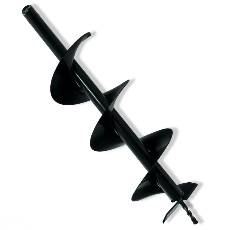 Nemaxx - B200 Tête de tarière pour perceuse et visseuse sans fil [200MM] – Tête de rechange pour tarières de sol, forets de terre et tarières de