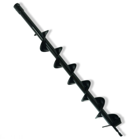 NEMAXX® B80 Cabezal de barrena para taladro y atornillador inalámbrico [80MM] – Cabezal de repuesto para barrenas de suelo, taladros de tierra y barrenas de jardín – Barrena para plantas y suelo