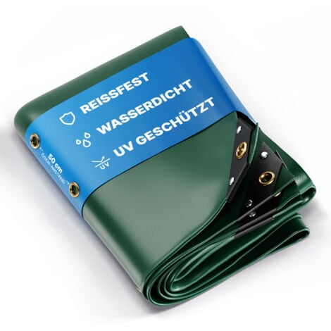 NEMAXX® Premium Telone di Copertura Impermeabile [600x300cm] – Resistente ai Raggi UV [450 g/m²] Telone per Camion con Occhielli, Telone in PVC per Legno, Giardino, Tetto & Costruzioni – Telone Protet