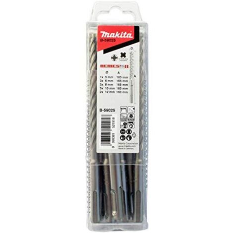 NEMESIS 2 SDS+ jeu de marteaux perforateurs B-59025 argent