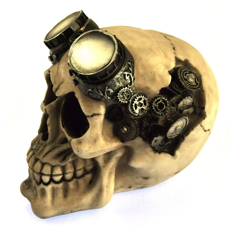Nemesis Now Occhiali Steampunk Skull Figure