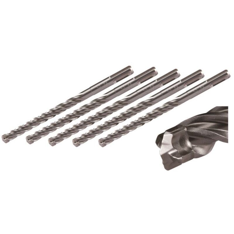 Makita punta per martello SDS-PLUS, Nemesis II, 10 x 215 mm, 10 pz. SDS-PLUS - Nemesis 2 - 10 x 215 mm - 10 pz.