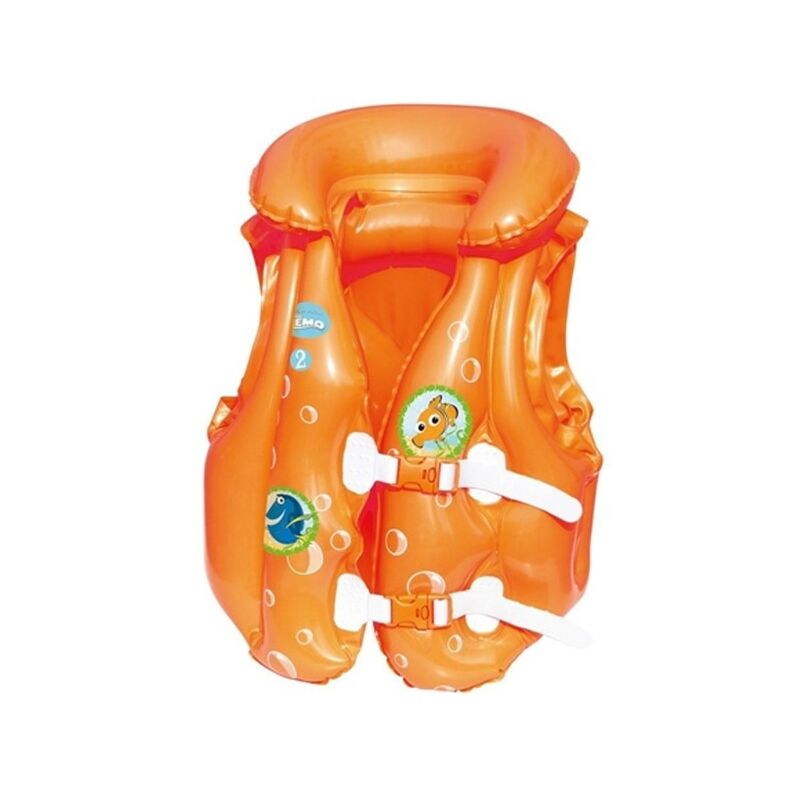Trade Shop Traesio - Chaleco Salvavidas Hinchable Nemo Para Niños 51 X 46 Cm