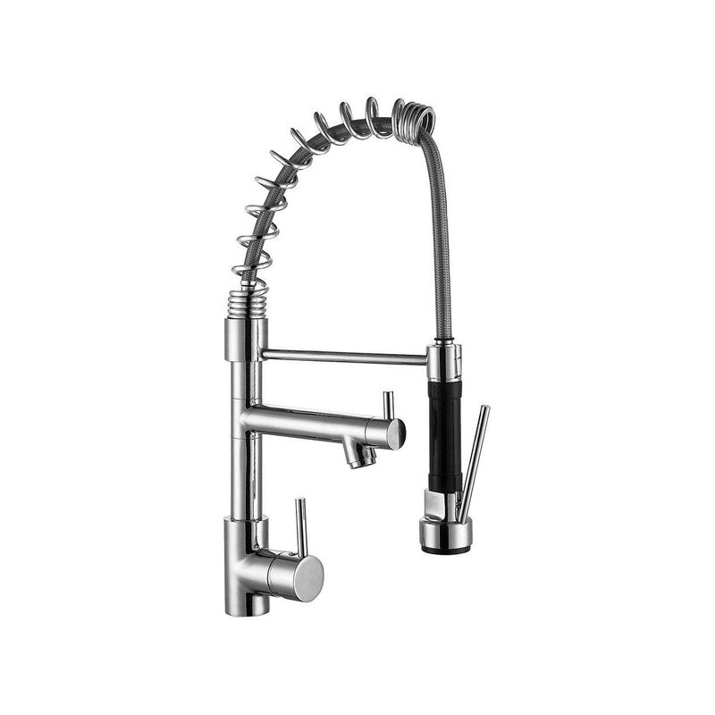 Go par Van Marcke Robinet de cuisine Cuisina ii - 48cm - bec pivotant et extractible - économie d'eau - chrome
