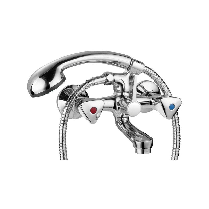 Nemo - Go by Van Marcke Easy ii robinet mélangeur à deux voies baignoire douche complet comprenant douchette à main entraxe 15cm comprenant rosaces et