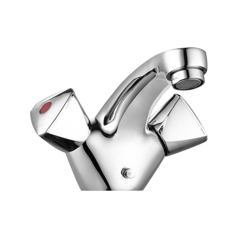 Nemo - Go by Van Marcke Easy ii ensemble de robinet à deux poignées pour chaîne comprenant des flexibles et un kit de fixation