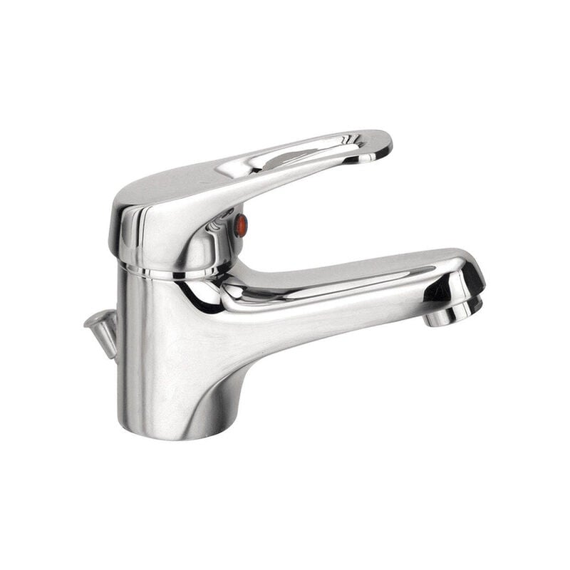 Nemo - Go by Van Marcke Flow robinet mélangeur à une poignée lavabo avec vidage automatique disques céramiques y compris flexibles et kit de fixation