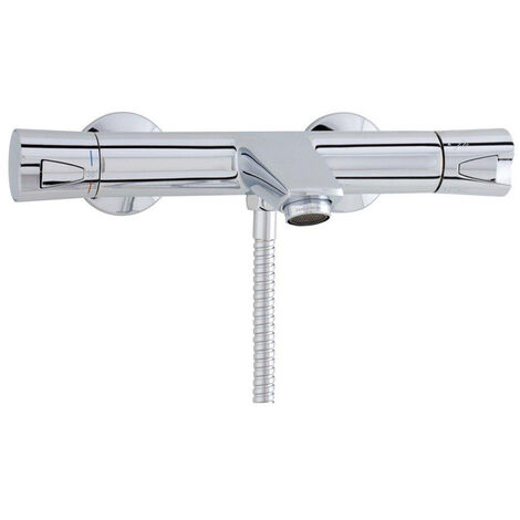 Nemo Spring Assana mitigeur bain thermostatique montage mural sans garniture de douche chromé