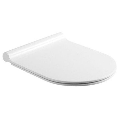 Nemo Spring Purcompact Lunette WC Fine - 35.5x45.5cm - duroplast - softclose - mécanisme de démontage easy clean - antibactérien - blanc