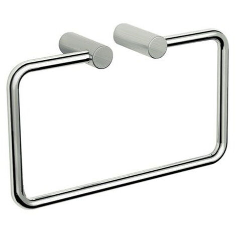 Nemo Spring Tilde Anneau porte-serviette 21x12x5cm Nickel brossé