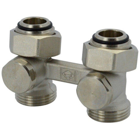 Nemo Start hblock pour raccordement au sol pour installations à 2 tubes pour radiateurs avec raccordement 34 eurocone