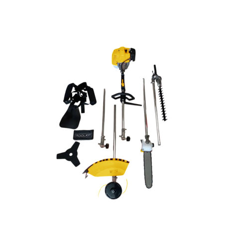 Nemura – Débroussailleuse thermique 52cc – Moteur 2 temps – Puissance 1600W – Largeur de coupe 43cm – Pour débroussaillage et élagage - 52cm3