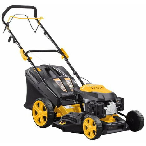 Nemura – Tondeuse thermique autotractée 146cc – Largeur de coupe 46 cm – Bac de ramassage 50L – Démarrage EASY START – 4 temps OHV - 146cm3