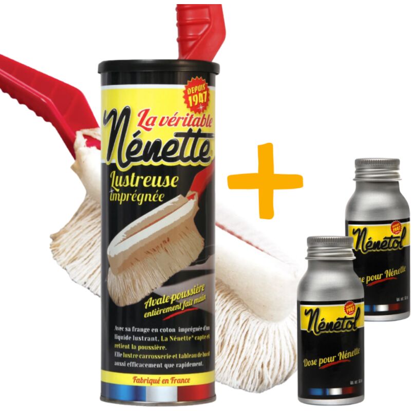 NENETTE Lustreuse Imprégnée + 2 recharges Nenetol