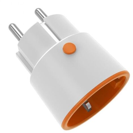 Neo 16a UE Plug - Orange 1pc - Prise intelligente Tuya ZigBee 3.0, 16a, contrôle de l\'énergie, minuterie, pri
