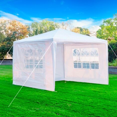 Neo 3X3M White Event Gazebo Canopy Marquee Tent