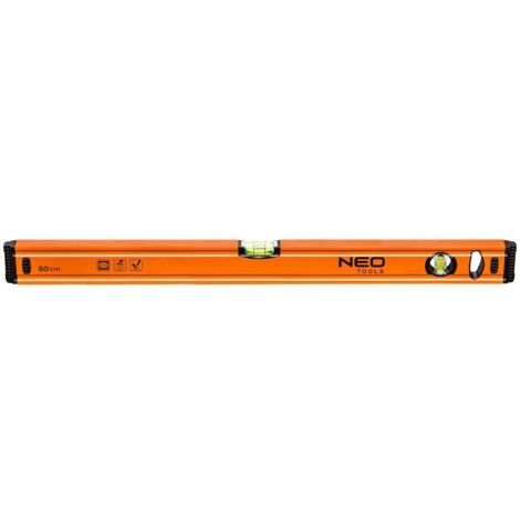NEO 60 cm Wasserwaage – 2 Libellen, genaue Messung