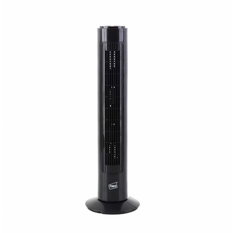 main image of "Neo Black 29" 3 Speed Oscillating Free Standing Tower Fan"