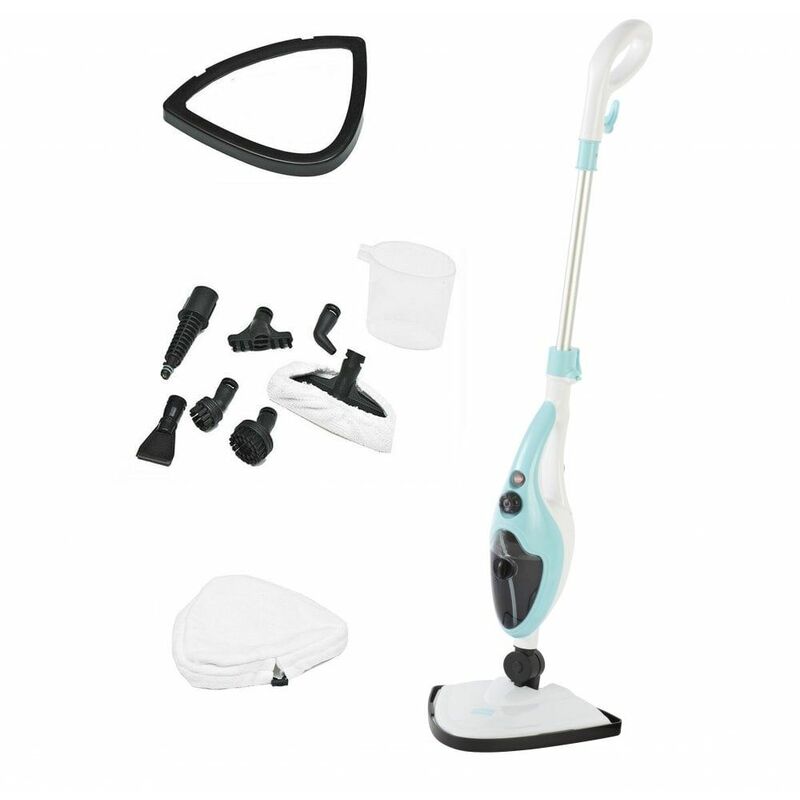 Neo Blue 10 in 1 1500W Hot Steam Mop Cleaner and Hand Steamer