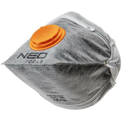NEO FFP1 Halbmaske mit Aktivkohle und Ventil - 3 Stück