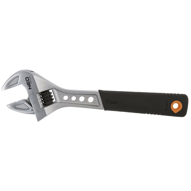 Mengual - Neo-Tools Clé à molette 200Mm - Clé anglaise réglable au millimètre professionnel