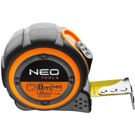 NEO Rollbandmaß 8m - Stahl, magnetisch