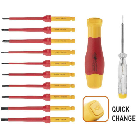 Neo Tools 12-tlg. Elektriker Schraubendreher-Set 1000V
