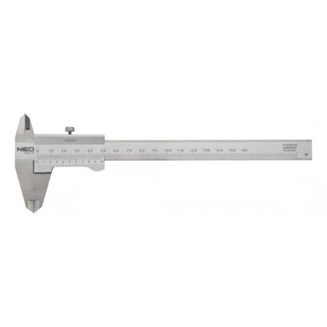 NEO TOOLS 150 mm DIN-Messschieber, Edelstahl – präzise Messung