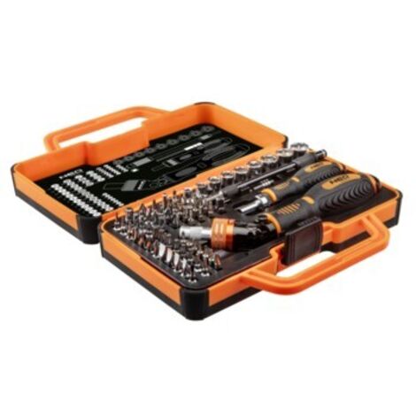NEO TOOLS - 69-teiliges Schraubendreher-Bit-Set mit Halter