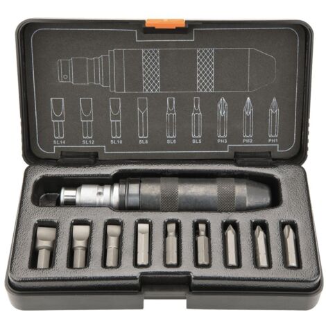 NEO TOOLS Avvitatore a impulsi da 1/2", set da 11 pezzi - professionale