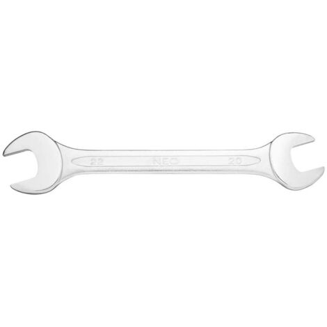 NEO TOOLS - CHIAVE A FORCHETTA DOPPIA 20x22MM - IN ACCIAIO CROMO VANADIO