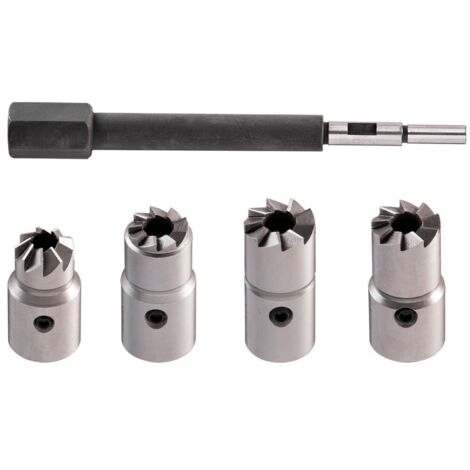 NEO TOOLS Fresa per sedi valvole diesel - 4 frese, a scomparsa