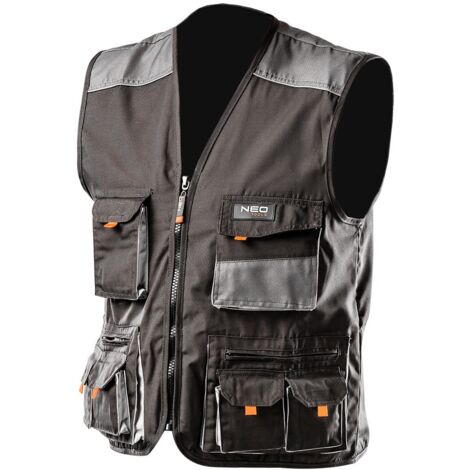 NEO TOOLS Gilet da lavoro XL/56 - resistente, con catarifrangenti