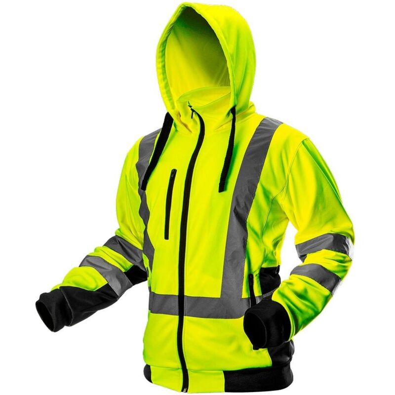 Veste de travail haute visibilité, jaune, taille S