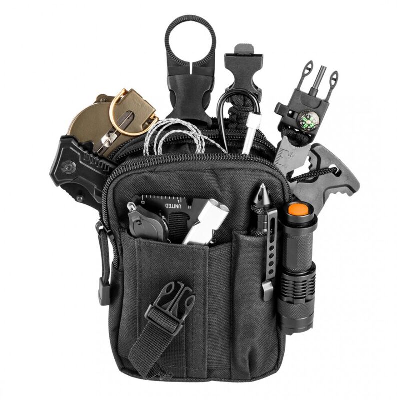 Kit de survie 14-en-1 dans une pochette Neo Tools 63-153