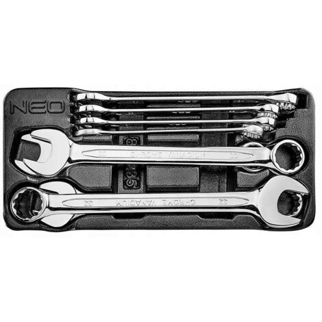 NEO TOOLS Llaves combinadas 20-32 mm - juego de 8 en caja